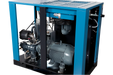 Cutaway angle view of Kaishan KRSD-15 rotary screw compressor showing internal airend components