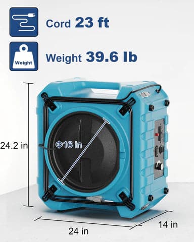 AlorAir PureAiro HEPA Pro 870-Blue