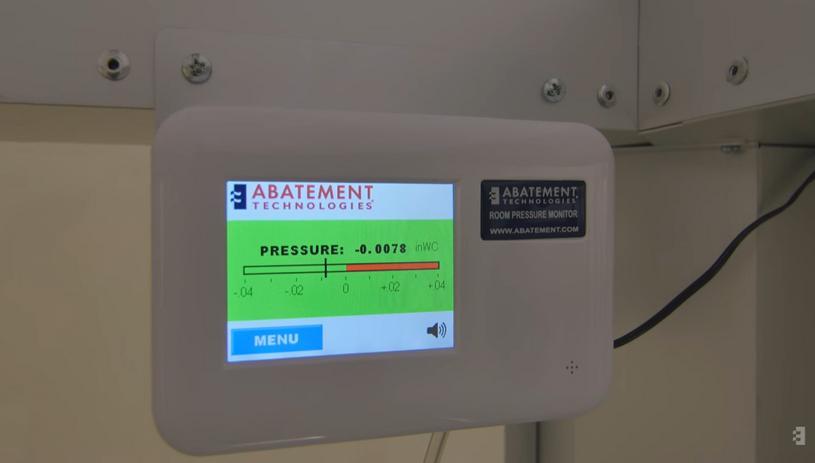 Abatement Technologies Room Pressure Monitor - RPM-RT Series — Air ...