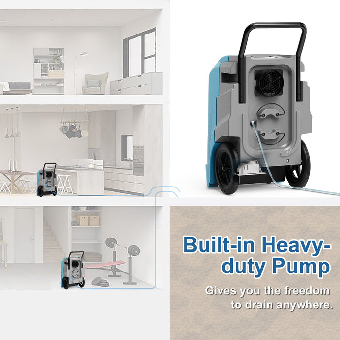 AlorAir Storm Ultra-WIFI Industrial Dehumidifier - 90 PPD | 210 CFM | 6300 ft³