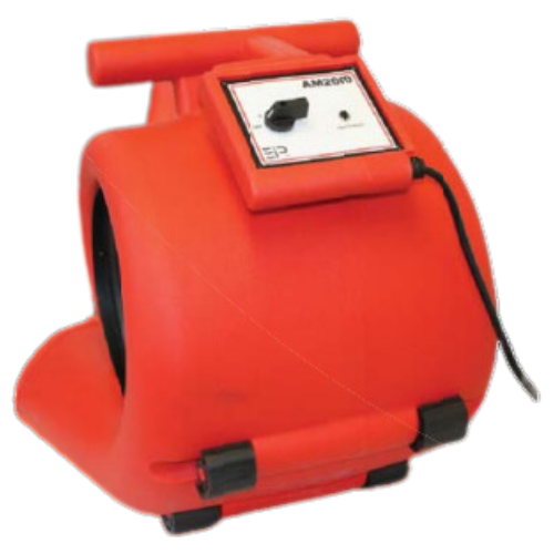 Back View of  the High Capacity Air Mover AM2000 