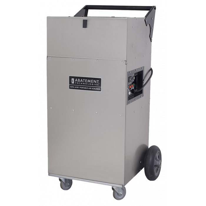 Control Panel on the side of Portable Air Scrubber PAS1200 