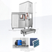 Abatement Technologies AIRE GUARDIAN AG5000KIT mobile dust containment cart shown extended collapsed and with included air scrubber filters and flex duct