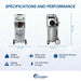Quiet air compressor used in home workshop for woodworking and general maintenance tasks