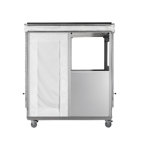 AIRE GUARDIAN AG5000 side wall access panel installed on mobile containment enclosure