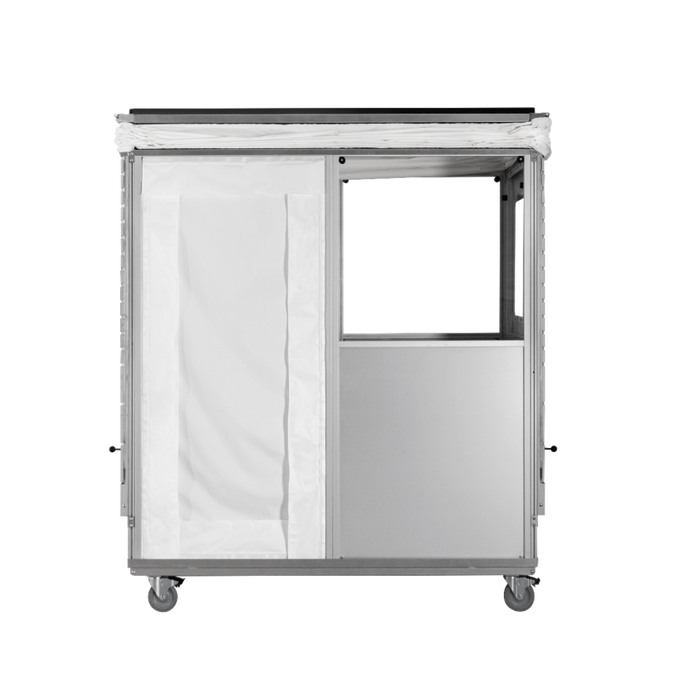 AIRE GUARDIAN AG5000 side wall access panel installed on mobile containment enclosure