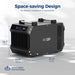 Automatic defrost feature graphic for the Galaxy 85P dehumidifier, supporting dependable low-temperature operation down to 37.4°F.