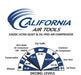 Decibel level chart showing California Air Tools 15020C ultra quiet air compressor at 70 dB compared with common noise levels
