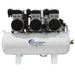 California Air Tools model 20060DCC ultra quiet air compressor with 6.0 HP motor and horizontal 20 gallon steel tank