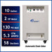 California Air Tools ultra quiet air compressor 2.0 HP 10 gallon with sound proof cabinet and automatic drain valve feature list