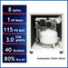California Air Tools ultra quiet air compressor specs with automatic drain valve and sound proof cabinet