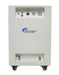 Front view of California Air Tools 1.0 HP 8 gallon ultra quiet air compressor with sound proof cabinet