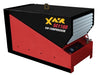 Con X SC110D skid mounted diesel air compressor with compact steel frame and top lifting eye