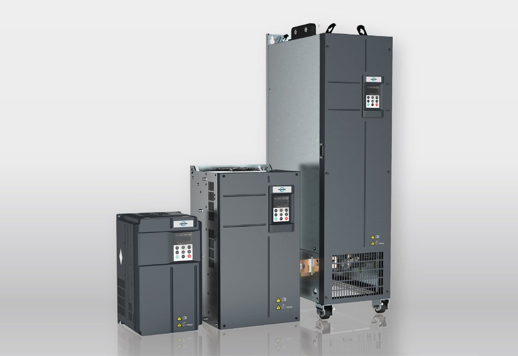 Direct drive rotary screw air compressor lineup featuring Kaishan KRSD-50 50 HP