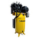 EMAX E450-SP 10 HP 120-gallon piston compressor and refrigerated dryer bundle, front view