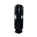 EMAX ASME vertical air holding tank in matte black with auto drain, heavy-duty cylindrical compressed air tank