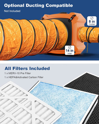 AlorAir PureAiro HEPA Max 970-Orange