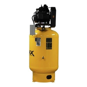 EMAX E450-S 7.5 HP 120-gallon piston air compressor, left side view