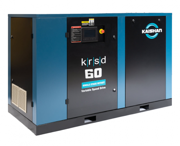 Kaishan KRSD-60 60 HP direct drive rotary screw air compressor front view