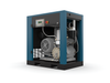 Industrial KRSB 15 rotary screw compressor air unit showing the Kaishan single-stage design in detailed product view