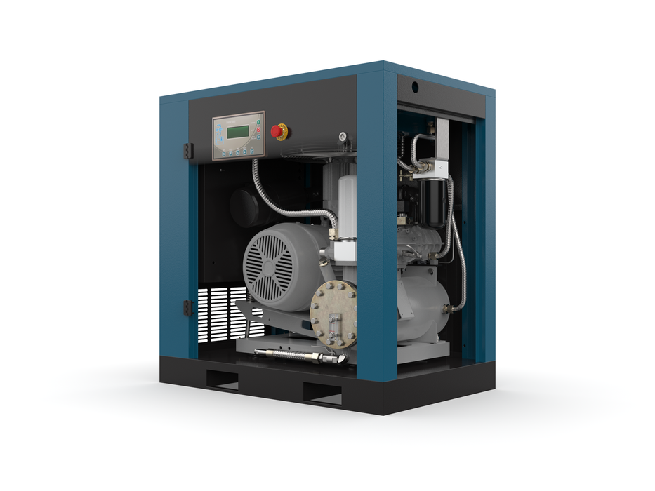 KRSB 15 rotary screw compressor industrial air unit featuring robust single-stage design for reliable operation