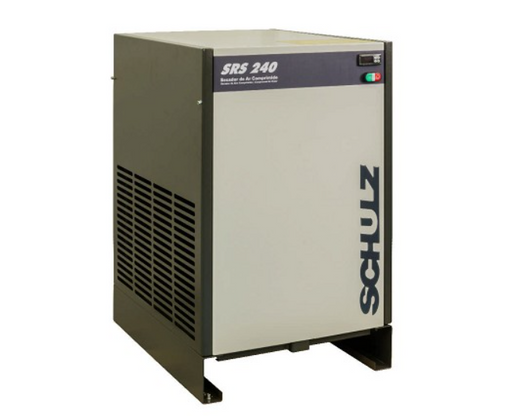 Heavy duty Schulz SRS 240 refrigerated air dryer non cycling design with compact cabinet