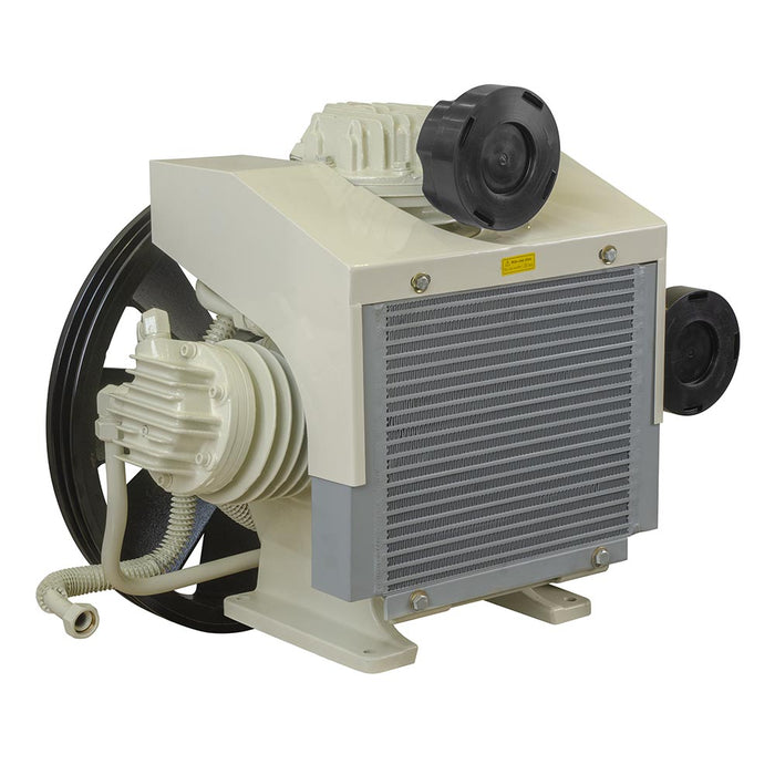 Industrial oil-less air compressor pump CSW-60 by Schulz with integrated cooling radiator
