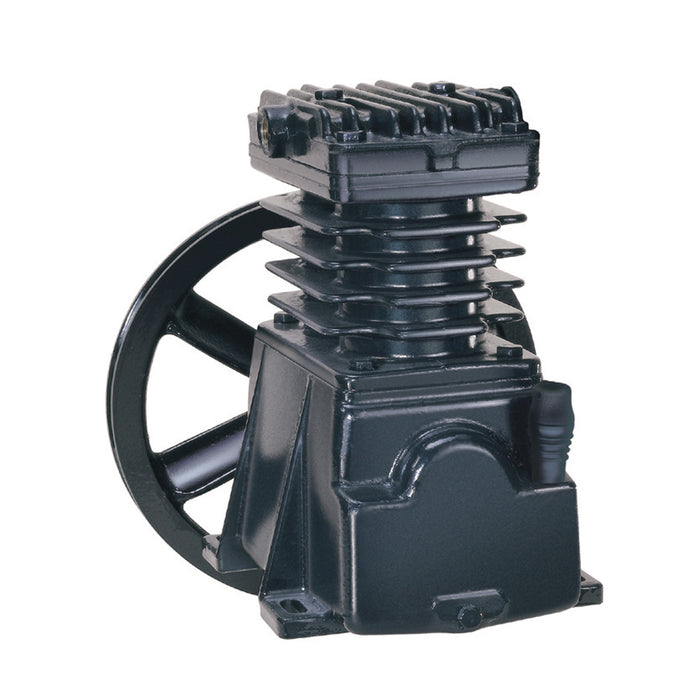 Oil-lubricated Schulz MSL 15MAX air compressor pump with flywheel cooling system