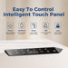 AlorAir Sentinel Pro55X intelligent touch panel showing Power, Up/Down, Drain, GPP, and Lock button functions