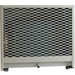 Front grille detail of RM40SH compact industrial dehumidifier with internal cooling coil visible