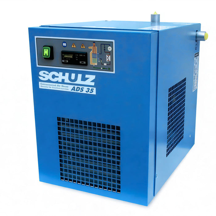 Schulz ADS 35 non cycling air dryer compact compressed air dryer with front ventilation panel
