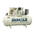Schulz two stage oil-less air compressor CSV 20 with 5 HP motor and horizontal tank
