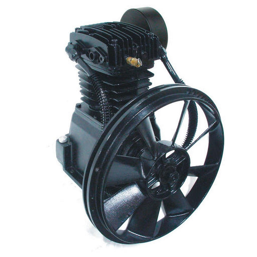 Schulz MSL 20 cast iron compressor pump shown from the front view in this product photo