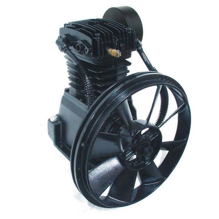 Schulz MSL 20 cast iron compressor pump shown from the front view in this product photo
