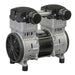 Schulz oil-less air compressor pump CSD-9 with dual head design and compact motor assembly