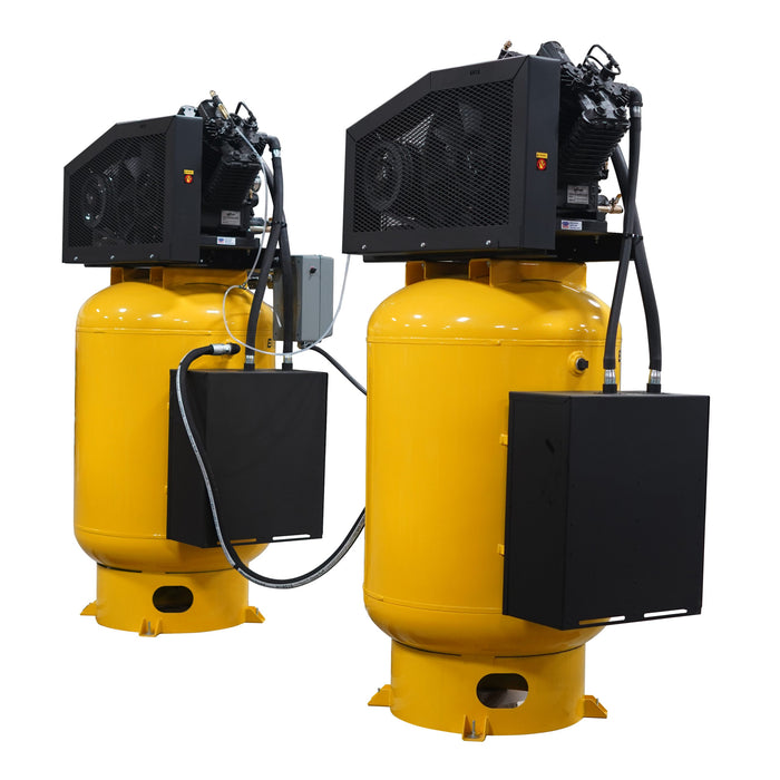 Expandable airlink system with dual EMAX E450 vertical compressors designed for alternating operation