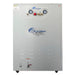 Front view of California Air Tools ultra quiet oil-free air compressor with sound proof cabinet and 10 gallon tank