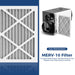AlorAir WHD100 dehumidifier dual duct ports with removable MERV-10 filter access panel