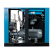Kaishan KRSD-15 xray showing direct drive train airend and duplex SKF bearing assembly internal
