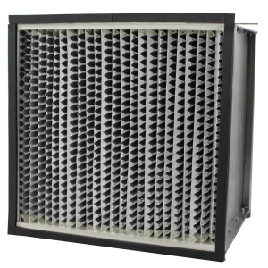 Activated carbon filter for the Novatek Novair 2000 Air Scrubber, used for adsorbing gases and odors